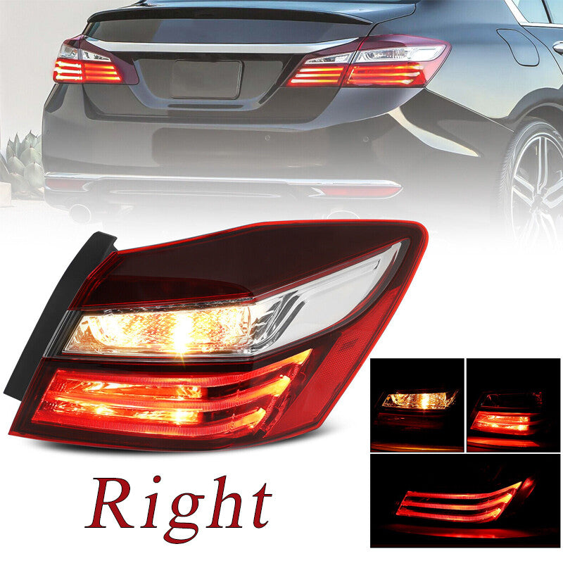 Tail Light For 2016 2017 for Honda Accord Sedan 4-Door Outer Right Side W/bulb