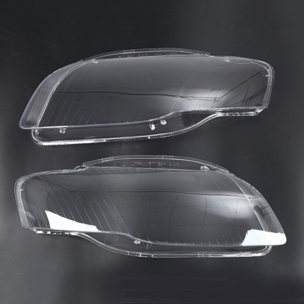 LeftRight for A4 Headlight Lens Cover Replace Lampshade for Audi for A4 B7 S4 2005-2008