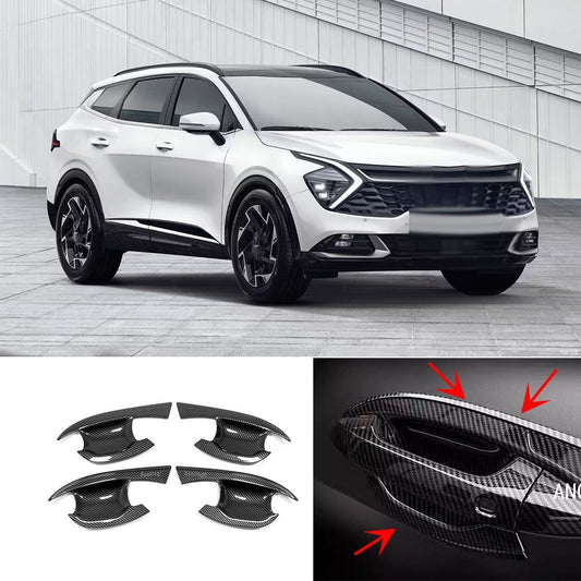 for Kia Sportage 2022 Car Accessories Door Handle Bowl Cover Scuff Guard Panel