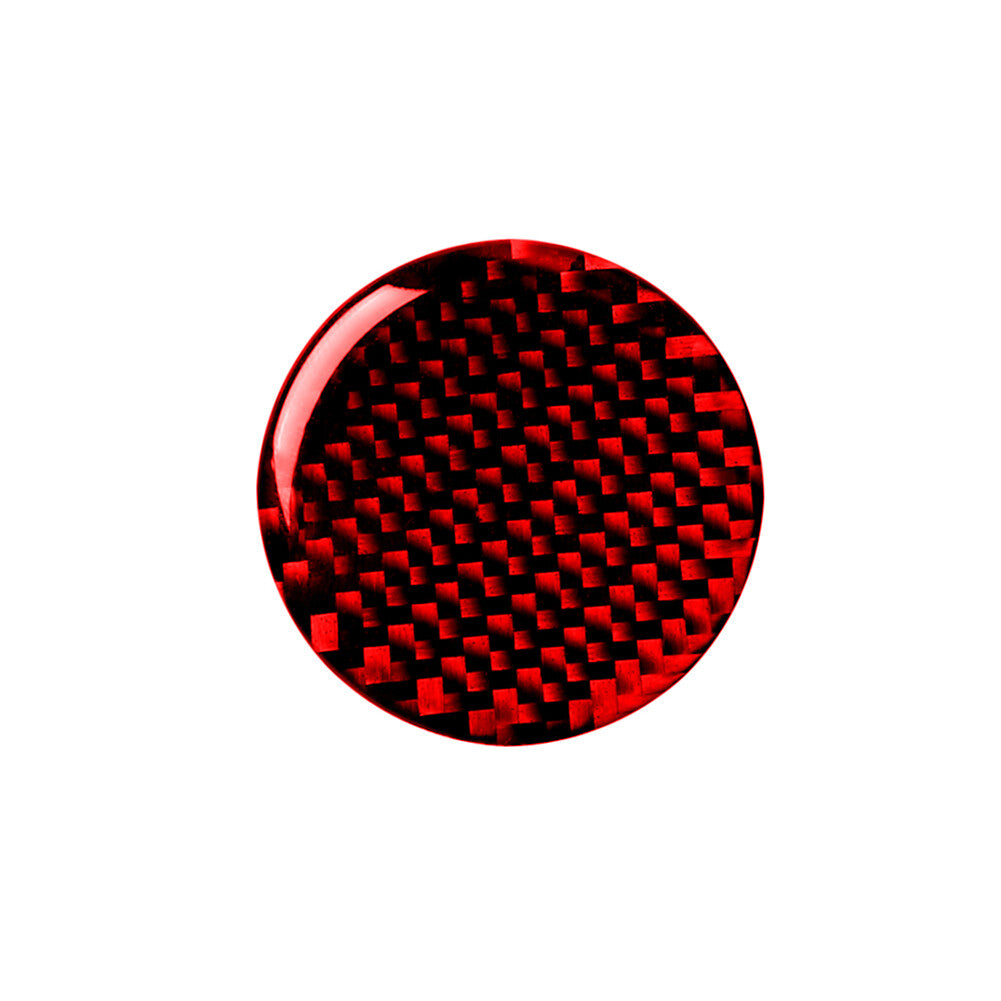 for Audi for A4 B9 2017-2019 Carbon Fiber Central Control Switch Button Cover Trim