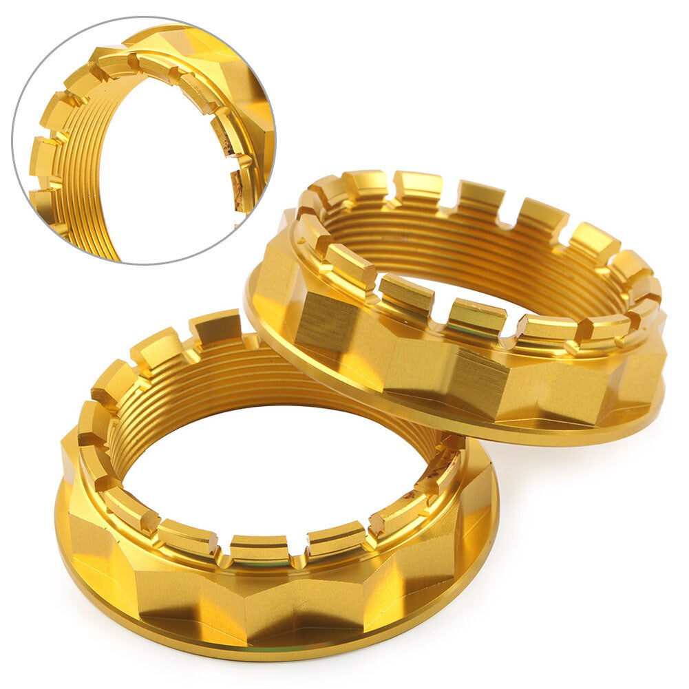 2x Hinterradachsmutter f¨¹r for Ducati V4 1098 1198 1199 1299 Diavel Motorrad Gold