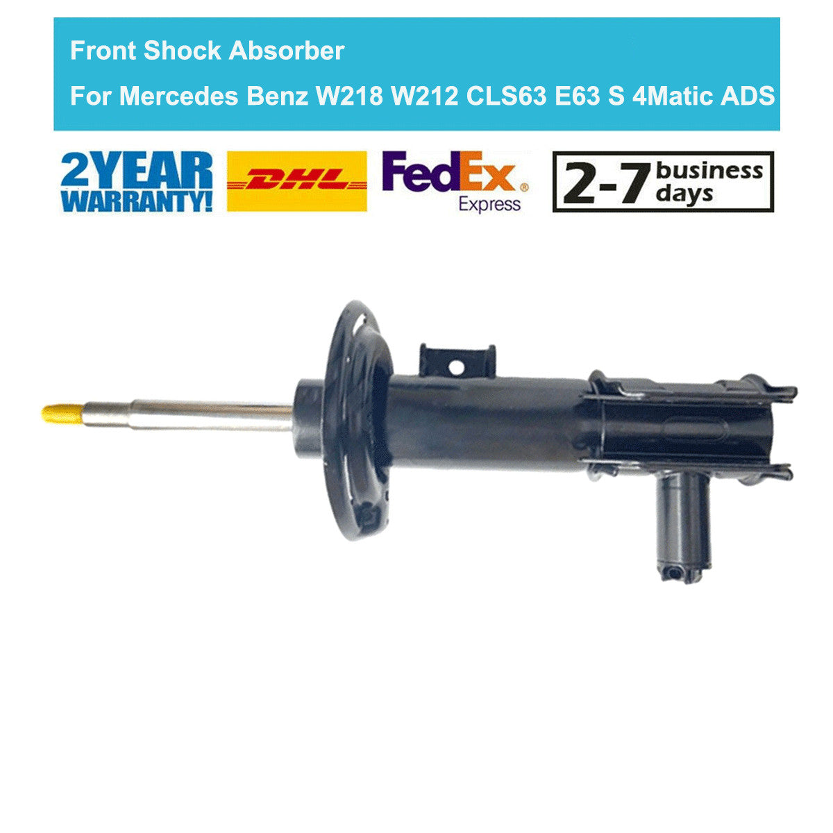 Front Left Shock Absorber ADS Fit for Mercedes W212 C218 CLS63 E63AMG 4Matic 2014-18