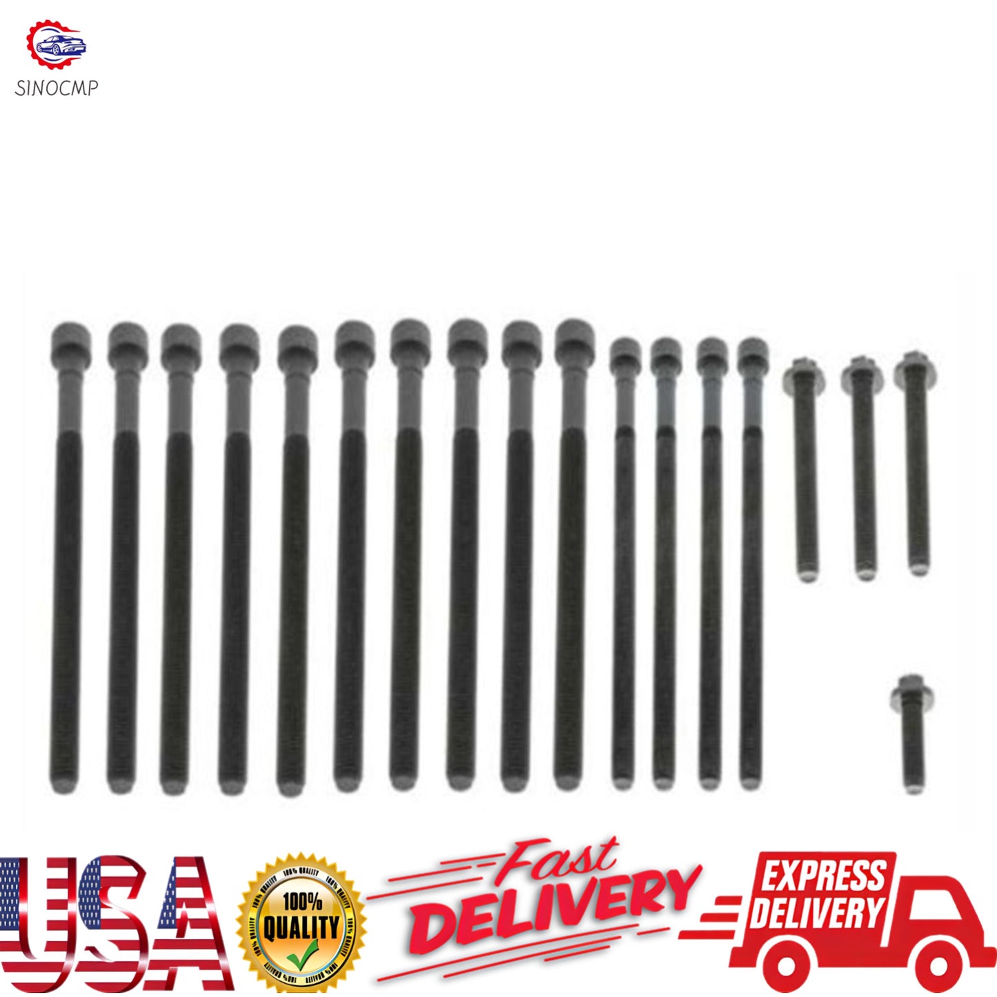 N55 N54 10pcs/Set Cyliner Head Bolts 11122165470 for BMW 1 2 3 4 5 6 7 3.0L L6