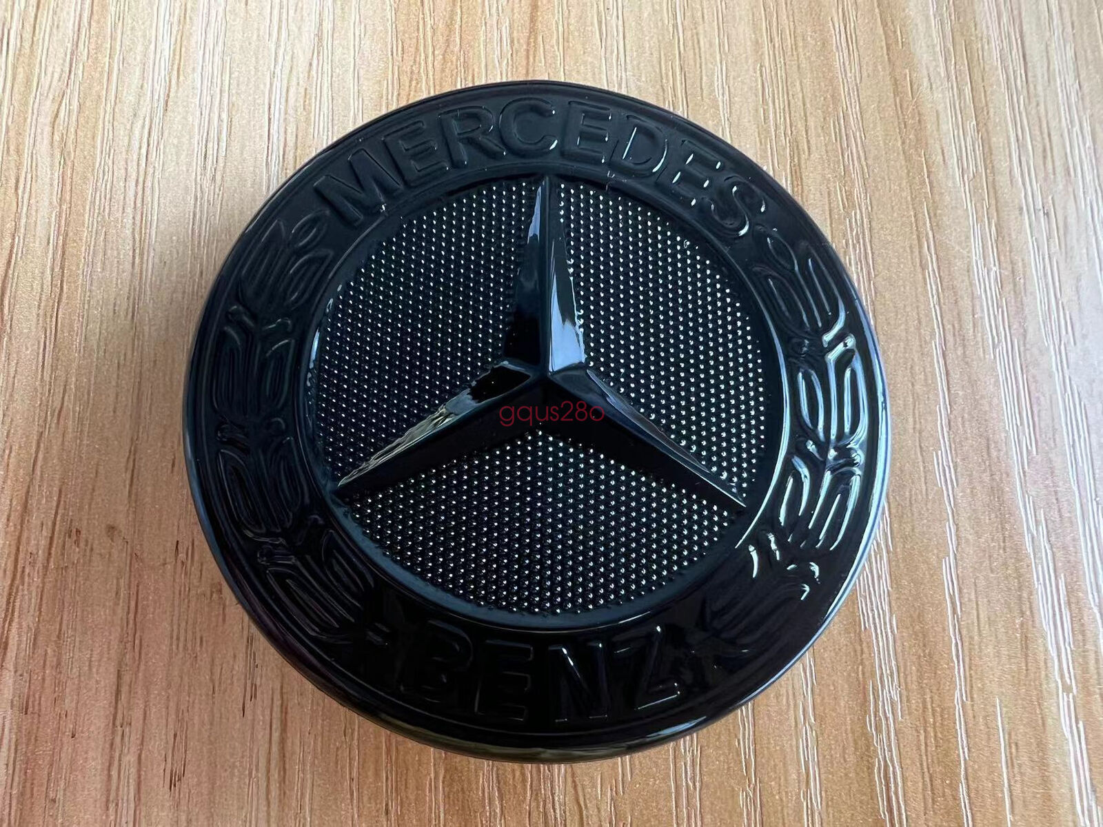 Glossy Black for Mercedes-Benz AB CLA GLA CLS Flat Bumper Badge, , A2188170116