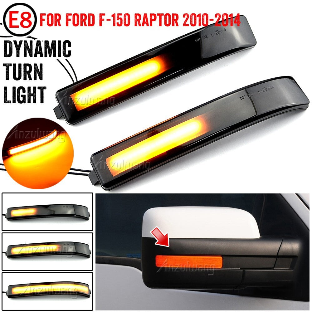 Dynamic Side Turn Signal Light for Ford F-150 2009-2014