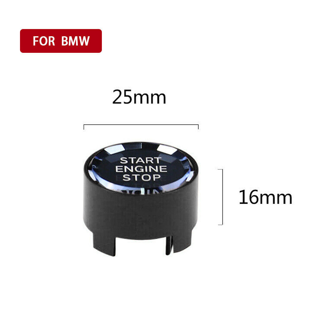 for BMW F20 F23 F30 F32 F10 F12 Engine Start Stop Push Button Crystal Cover Trim