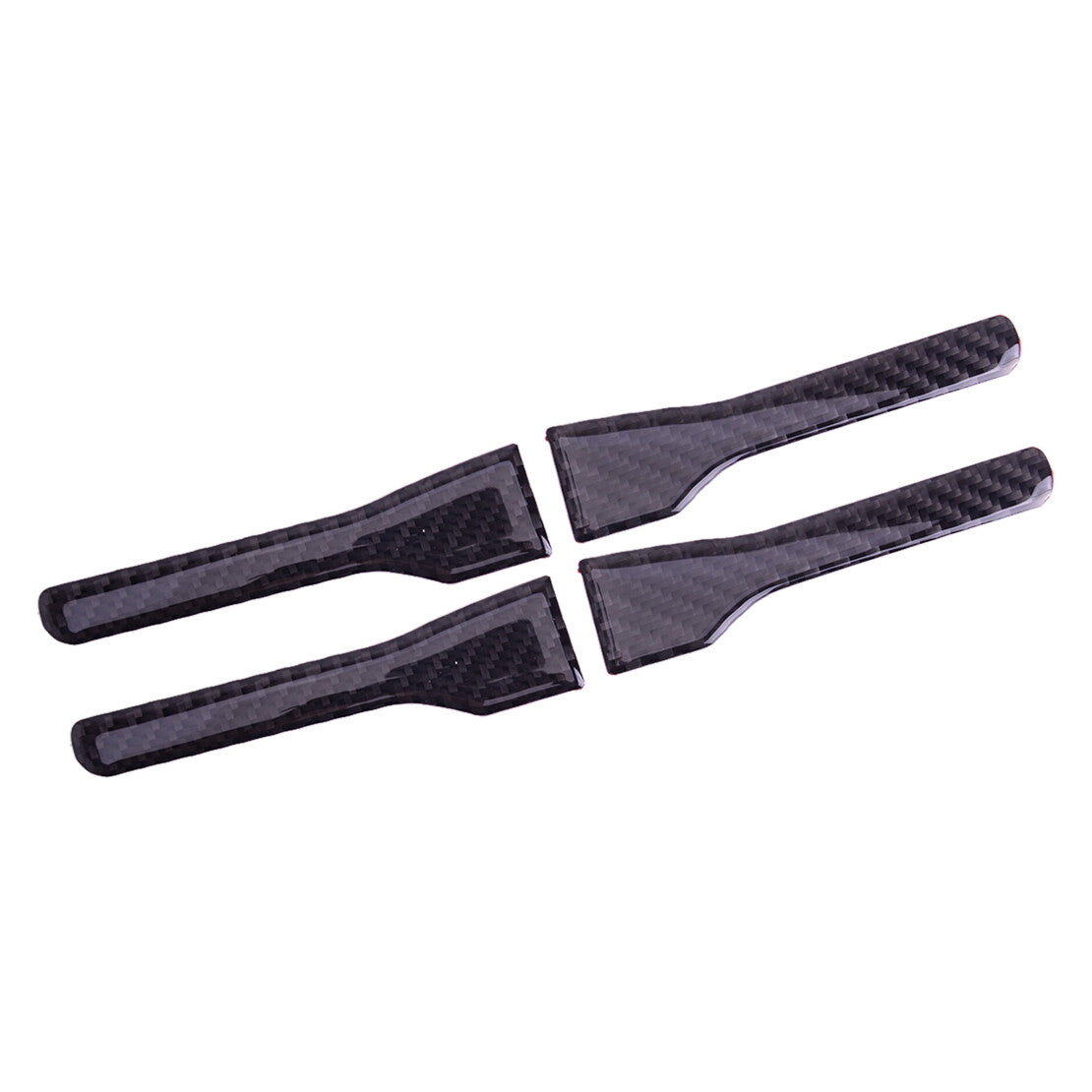 Fit for Jeep for Wrangler JK 2011-2017 Carbon Fiber Inner Door Handle Cover Trim B3