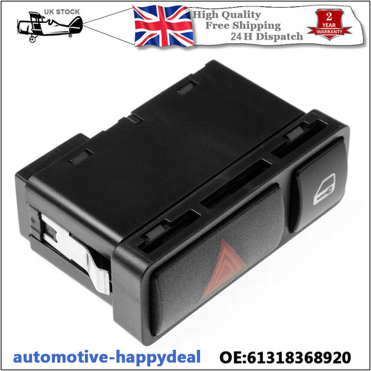 Hazard Warning Light Switch 61318368920 for BMW 3 Series E46 E53 E85 E86 X5 Z4
