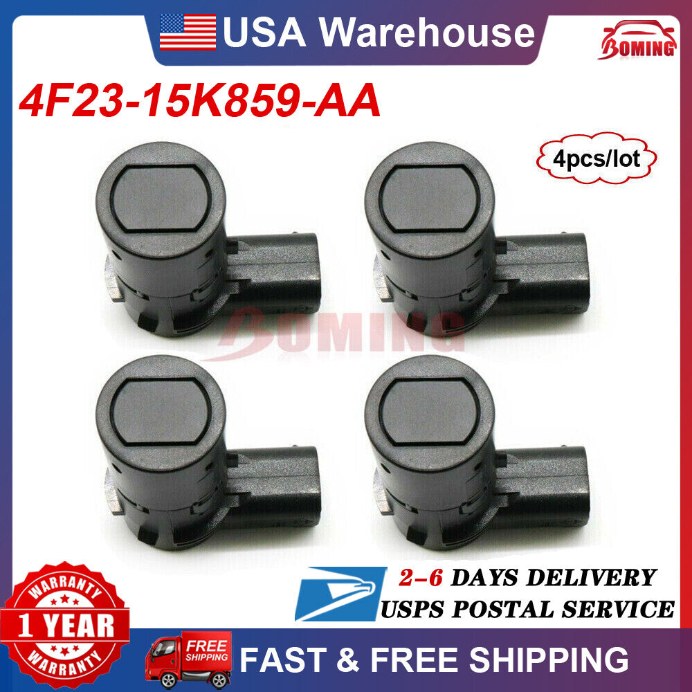 All-new 4-piece rear parking assist sensor set for Lincoln , for Ford E150, F-150, and Explorer.