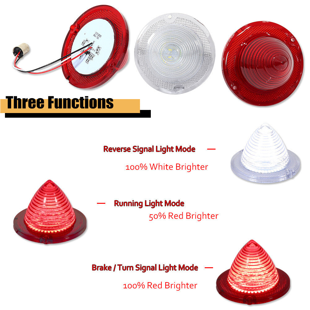 Suitable for 60 61 Impala Bel Air Biscayne El Camino OE style LED taillights and spare lights