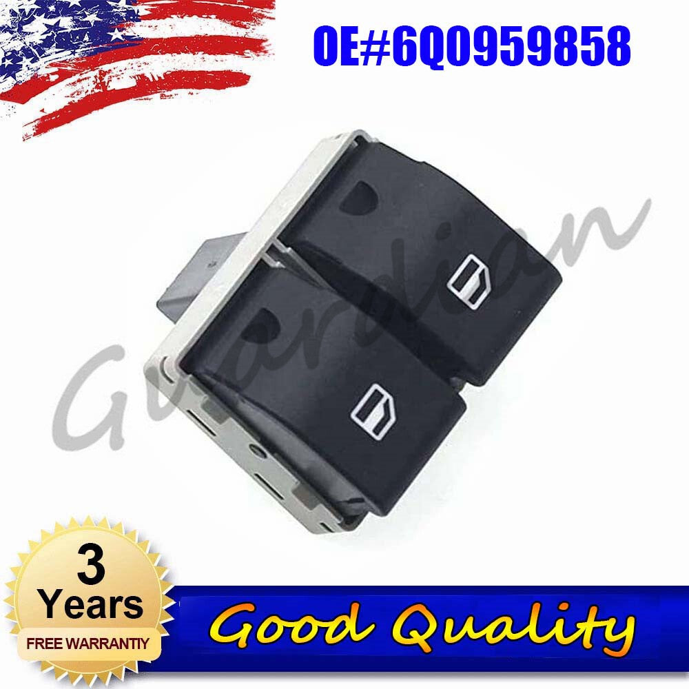 Front Master Power Window Switch 6Q0959858 for Volkswagen Fox Polo for Seat Ibiza IV