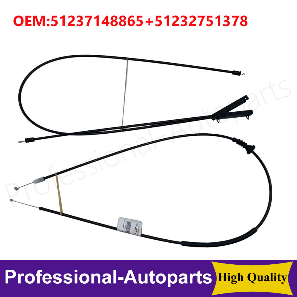 2-pack front and rear cover release cables suitable for Mini Cooper R55 R56 R57 R58 R59 1.6L