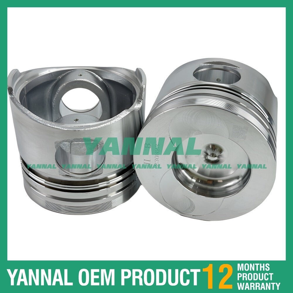 4 Piston standard size 102 mm for YUNNEI YN38GBZ excavator diesel engine