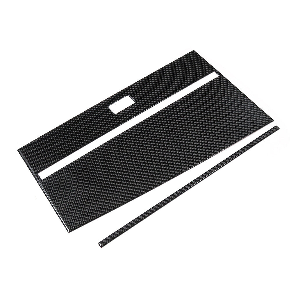 2X Carbon Fiber for Co -pilot Dashboard Panel Cover Trim for Dodge Journey 2009-2010