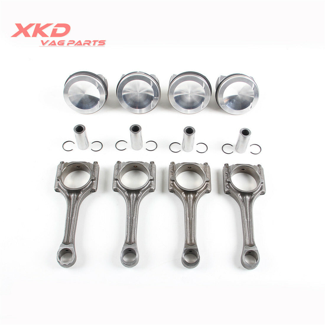 4 2.0T Piston, Ring and Connecting Rod Kit for Volkswagen for Golf , for Audi S1, S3, CDL, CDMA