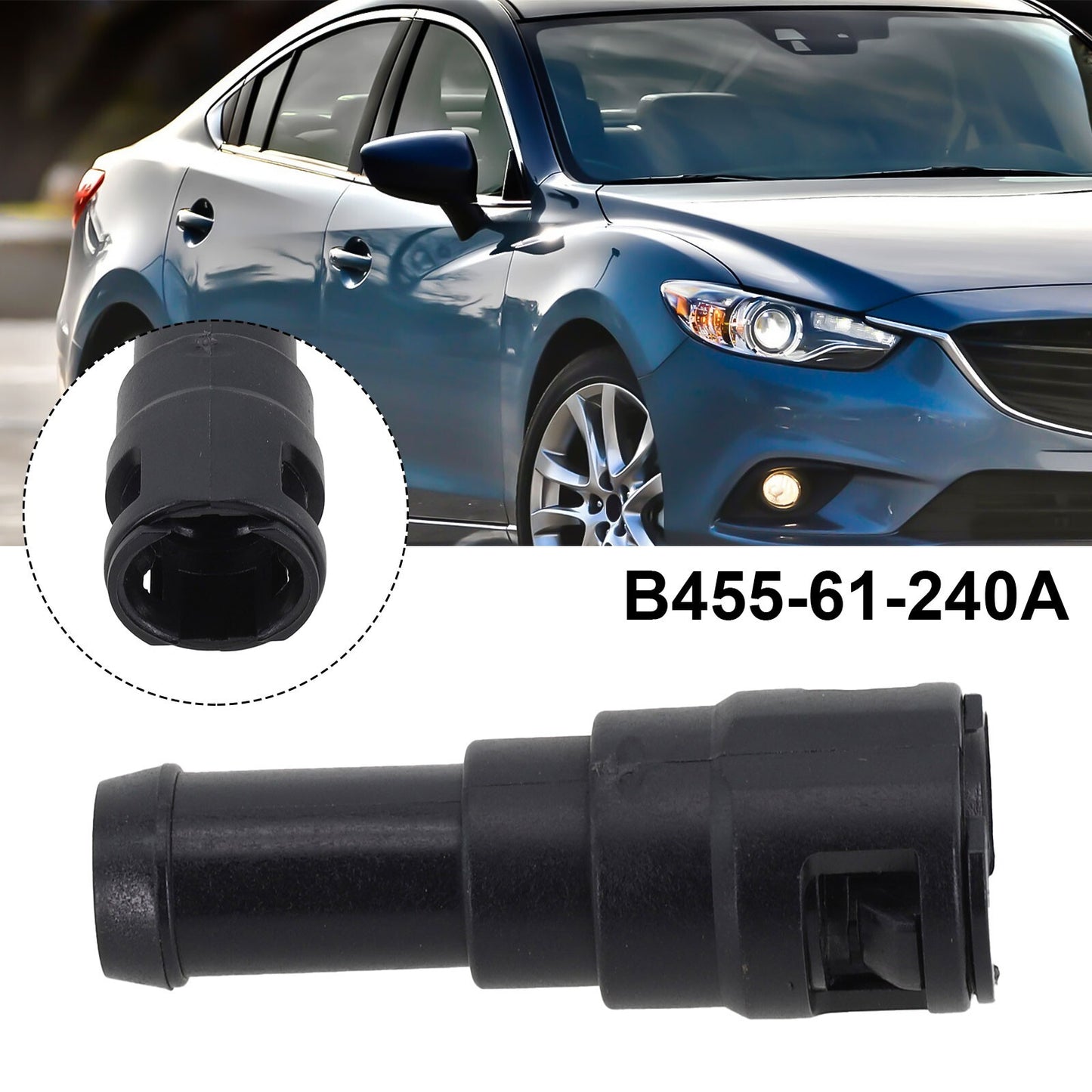 Compatible with for Mazda RX7 626 323 and for Mazda 3 5 heater hose connectors.