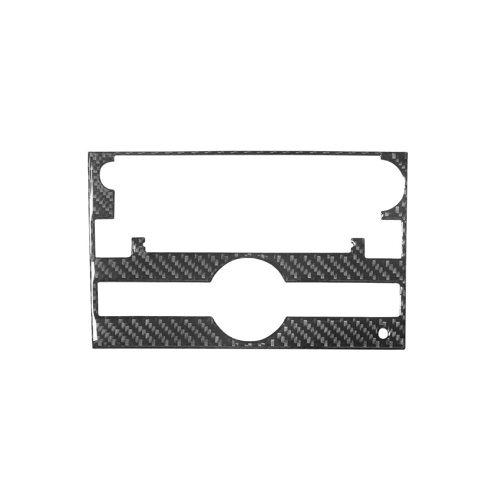 Carbon Fiber Central CD Player Frame Trim For Silverado/tahoe/ for sierra 2007-2014