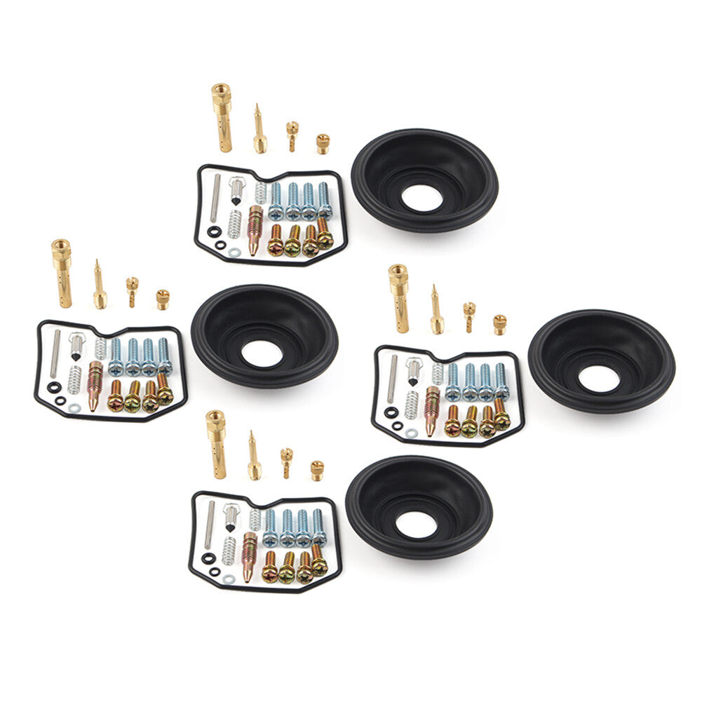 4 Sets Carb Diaphragm for Kawasaki ZG1000 1989-06 ZG 1000 Carburetor Repair Kit