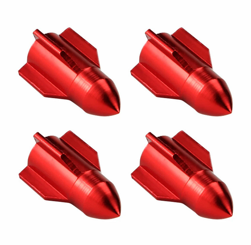 4-piece car tire valve cover rod air dust cover dustproof white crown suitable for Toyota
