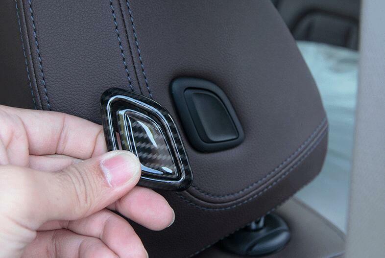 ABS carbon fiber headrest cover trim suitable for BMW X3 G01 X4 2018-22
