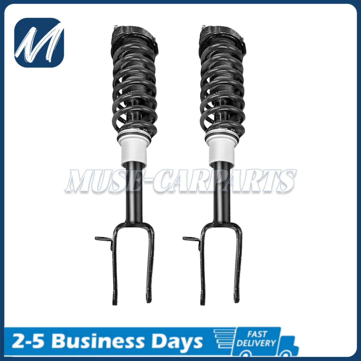 2Pcs Front Hydraulic Shock Strut Coil Spring Assys for Infiniti QX56 QX80 11-21