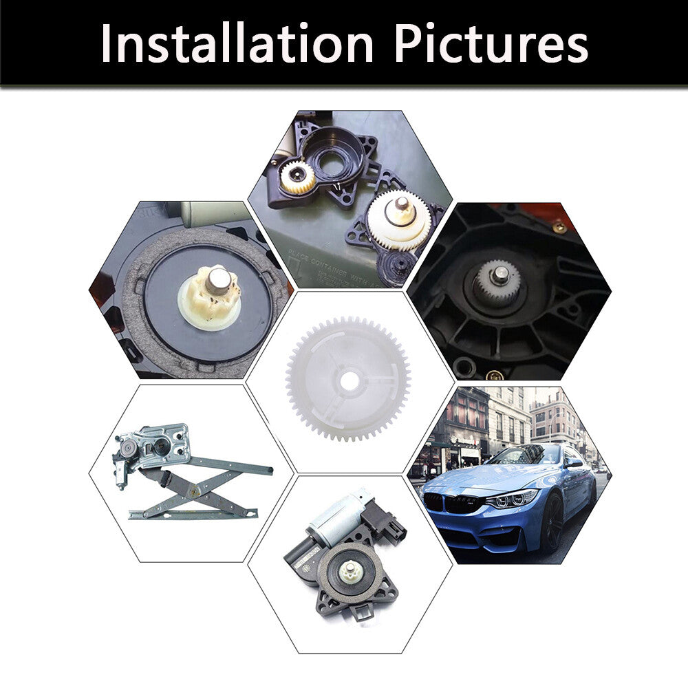 1PC Front/Rear Window Regulator Motor Gear for Mazda 3 5 6 CX-7 CX-9 RX8