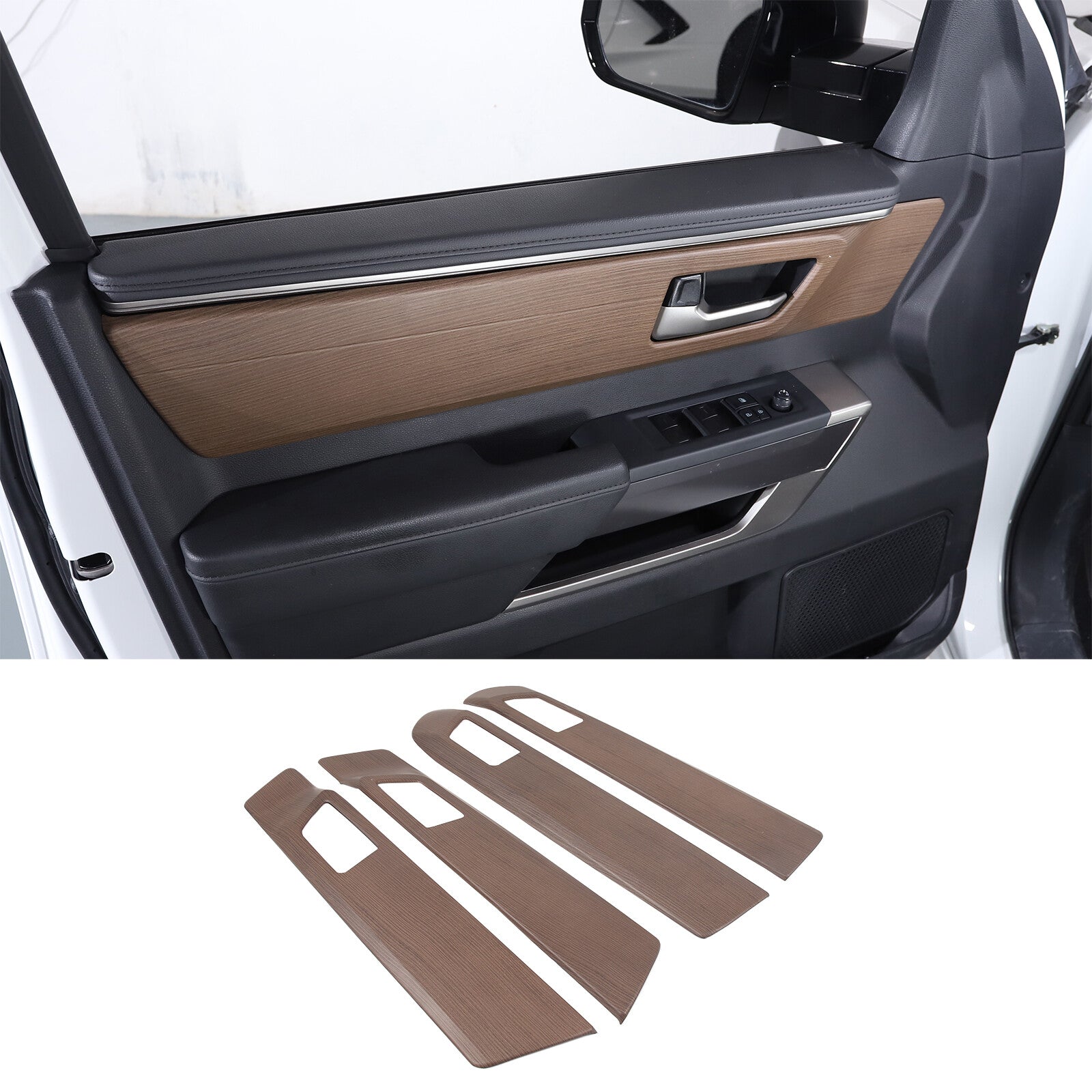 Matte black taillight bezel cover for Ford Maverick 2022-2023