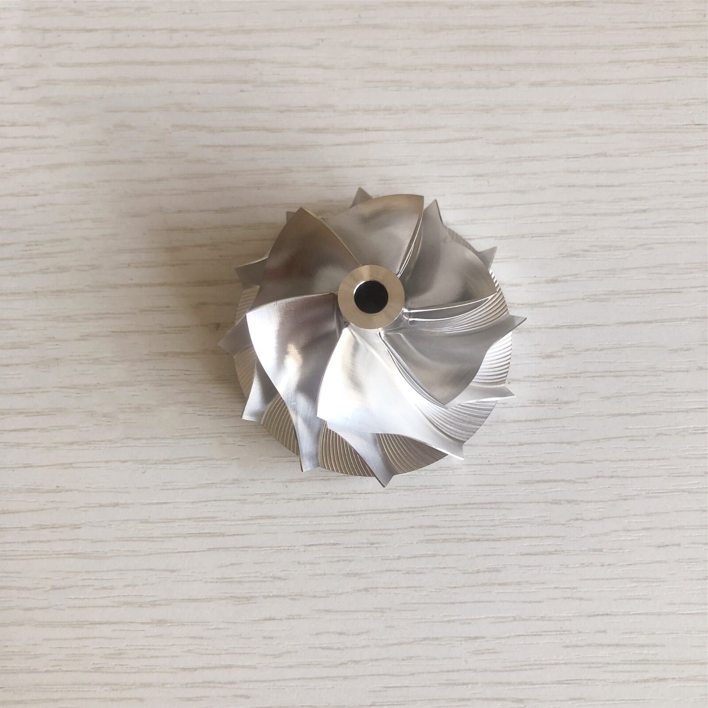 RHF55 46.50/60.00 mm 6+6 Blade LEP Style Performance Billet Compressor Wheel