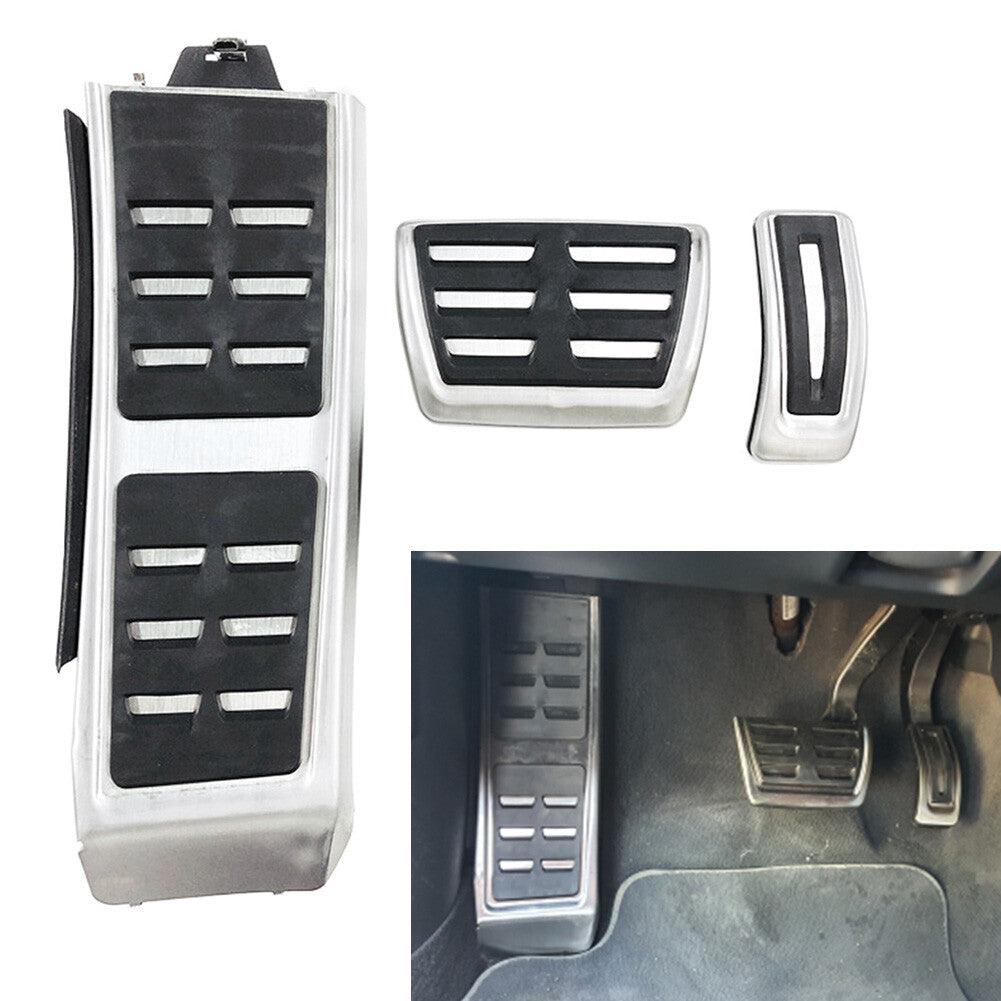 LHD Stainless Steel Car Foot Rest Brake Gas Pedals Cover for Audi A4 A5 A6 A7 for A8