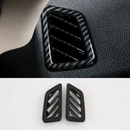 for Kia Seltos 2020-2023 Carbon Fiber ABS Dashboard Upper Air Outlet Vent Cover