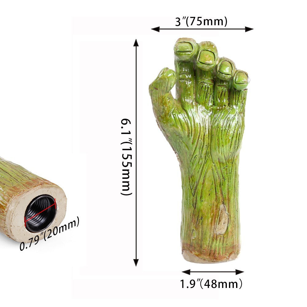 Universal Gear Shift Knob Skull Zombie Head Car Manual Stick Lever Shifter