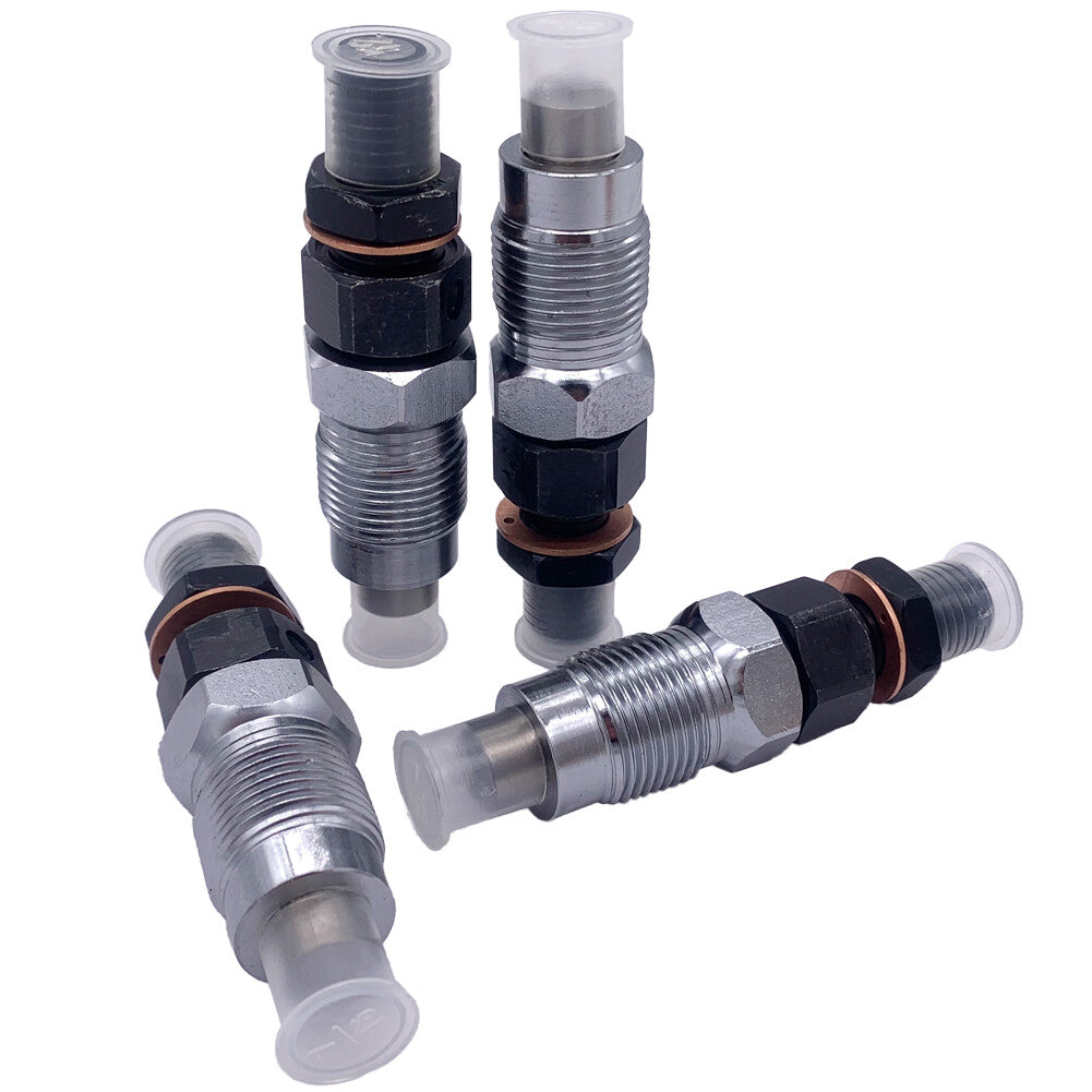 Set of 4 Fuel Injectors Diesel Nozzle 093500-4052 for Toyota 2L-T 23600-54090
