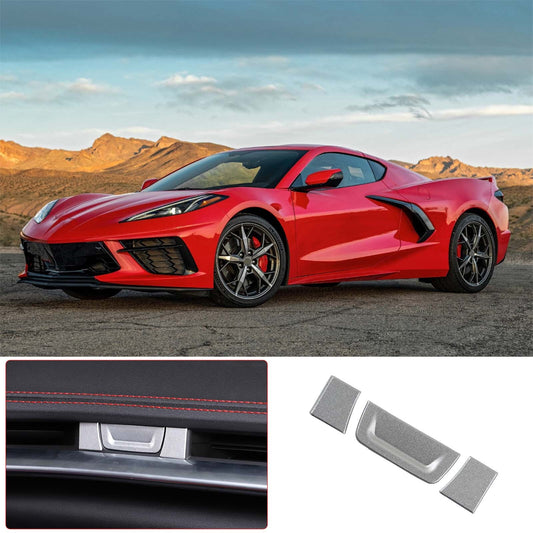2-Pack Orange Interior Dashboard Air Socket Trim Frame for Ford Maverick 2022-2023