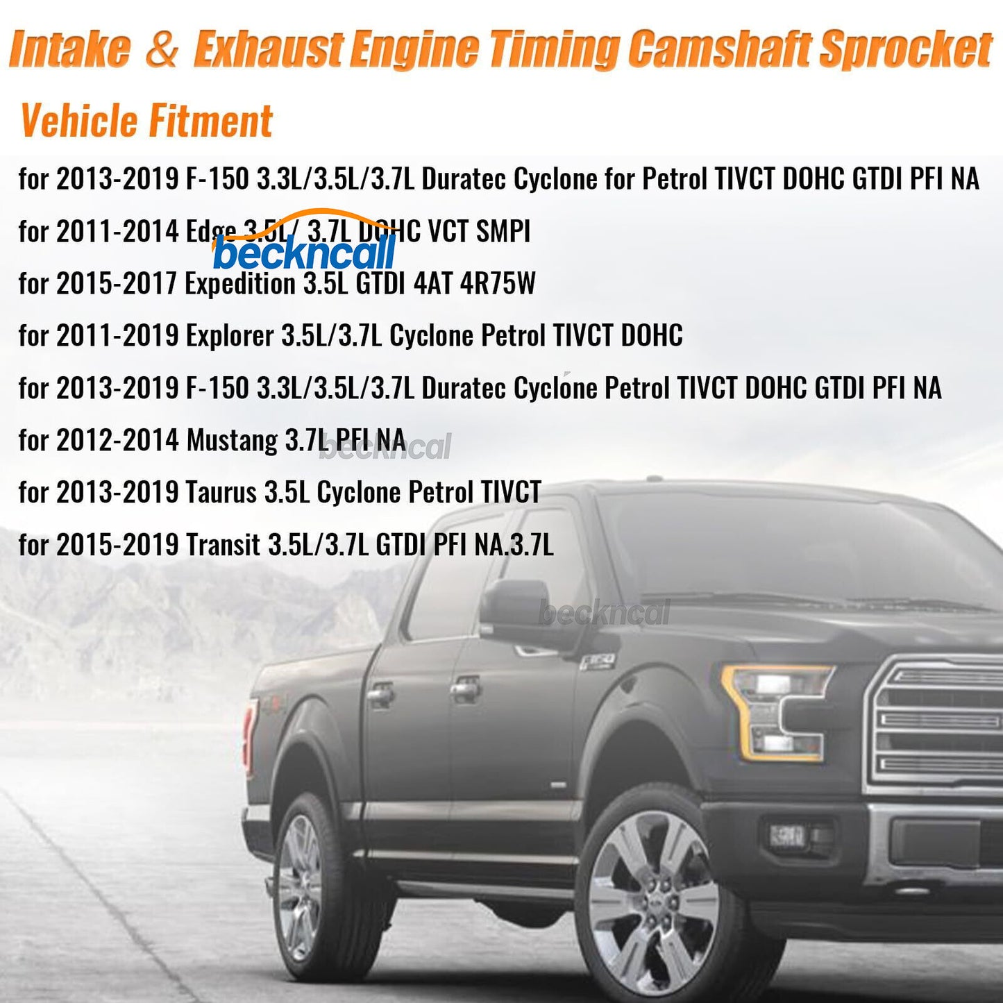4pcs Camshaft Phaser Exh Int Set fit for Navigator F-150 for Ford for Lincoln for Mustang Taurus