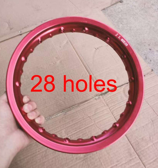 1pc 28H 1.40x10 Red Alloy Rim For CRF50 XR50 KLX110 Pit Dirt Bikes 50cc 110cc