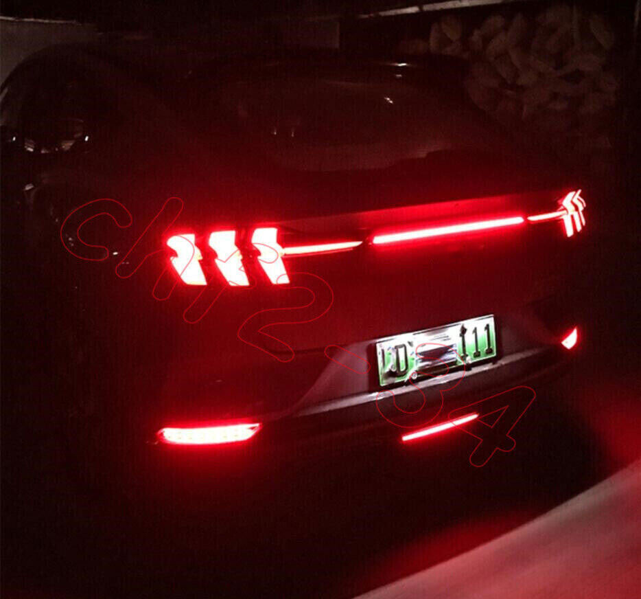 for Ford for Mustang Mach-E 21-2023 LED Rear Bumper Lamp Led Brake Light Signal Kit