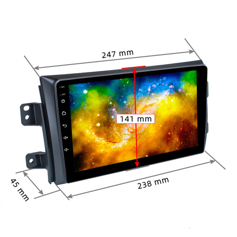 2 Din Android Car Radio Multimedia Video Player for Suzuki SX4 9 GPS Navigation