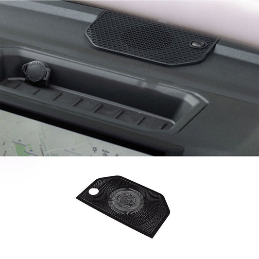 Steel Black Car Dashboard Speaker Mesh Net Panel Cover For Toyot@ Tundr@ 2022-23