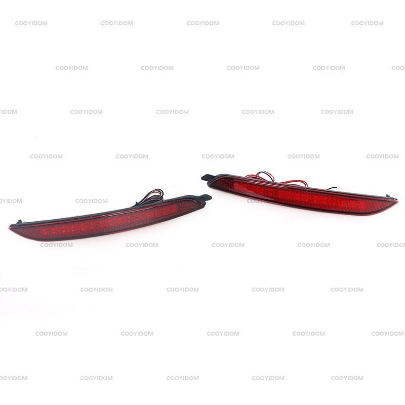 A pair of LED rear bumper brake light reflectors for Hyundai for Elantra 2012-2014.