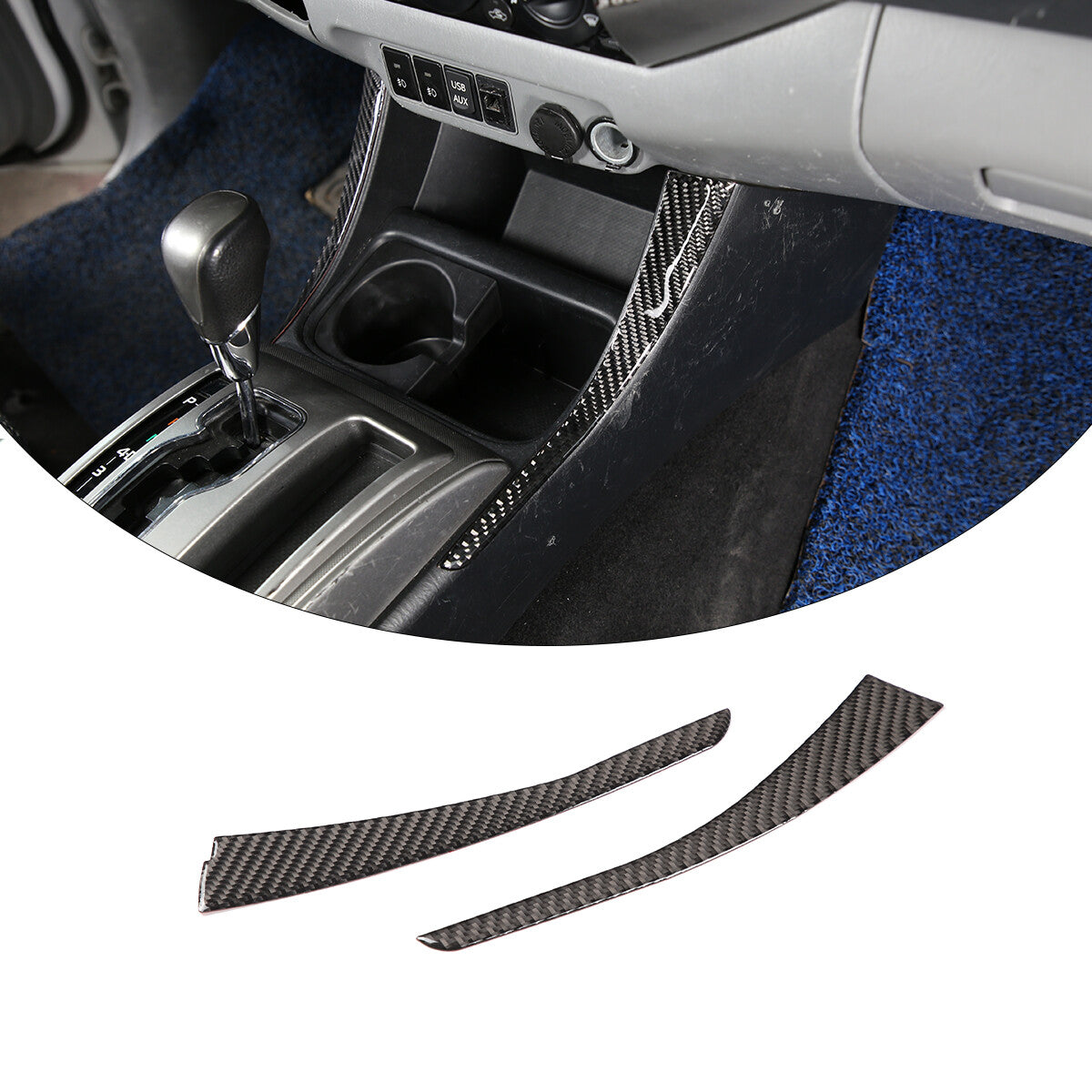 Black rear tailgate link rotating shaft cover trim for Toyota FJ Cruiser 2007 - 2021