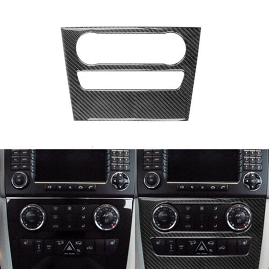 Carbon Fiber Multimedia Button Cover Trim for Mercedes Benz M-class W164 2006-11