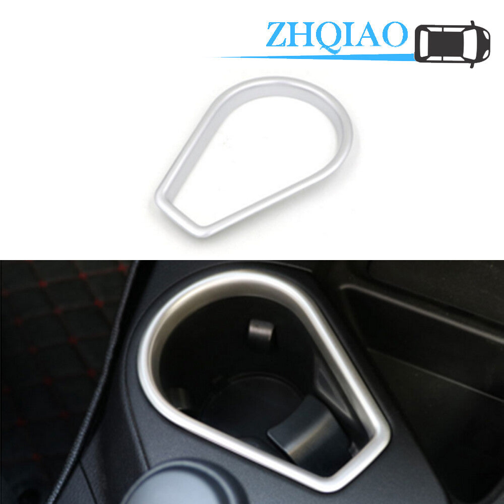 ABS Chrome Ashtray Car Frame Accessories Cover Trim for Toyota RAV4 2013-2018