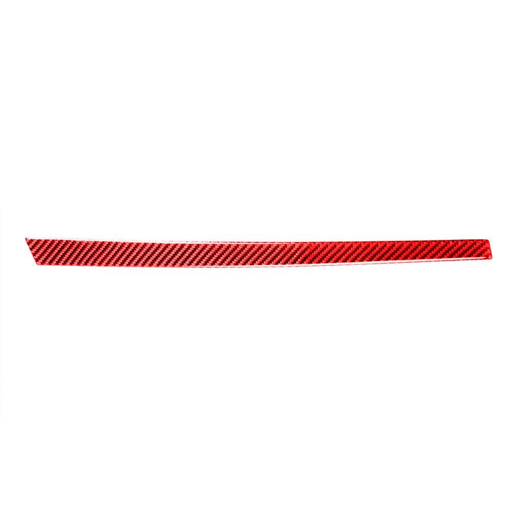 for Audi for A4 B9 2017-2019 Red Carbon Fiber for Co -pilot Console Decorative Cover Trim