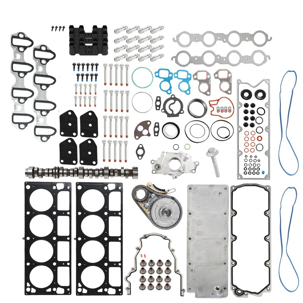 AFM Camshaft Lifters Head Gasket Oil Pump Timing Kit for 07-13 for Chevrolet GMC5.3L