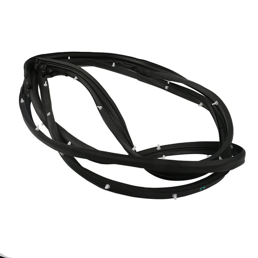 Front Right Waterproof Door Rubber Seal Weather Strip for 2003-2007 for Accord Black