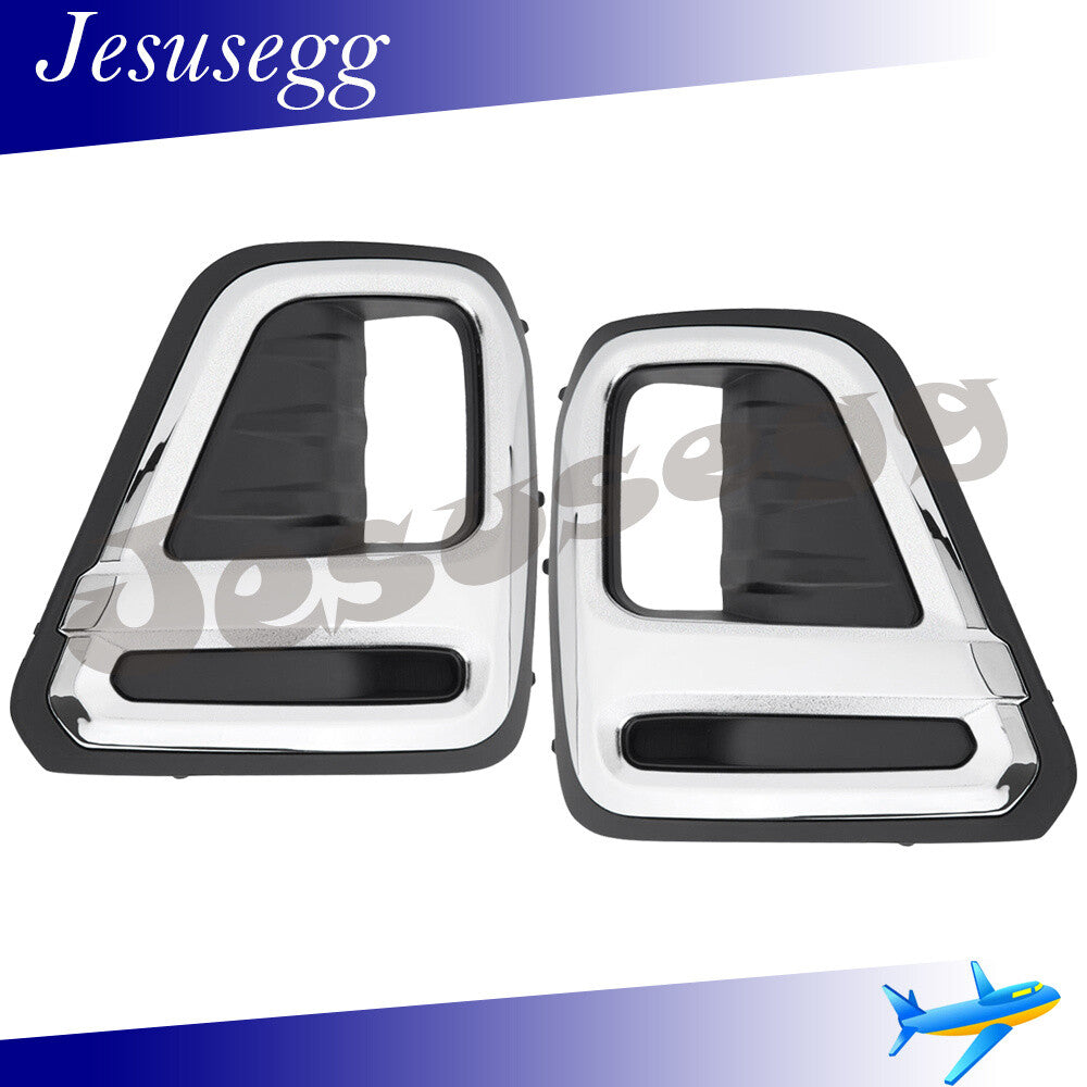 Fog Lamp Bezel Light Trim Cover Front RHLH Side for Subaru for Forester 2019-2021