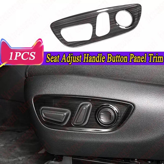 1X for Toyota RAV4 2019-2024 Black Titanium for Seat Adjust Handle Button Panel Trim