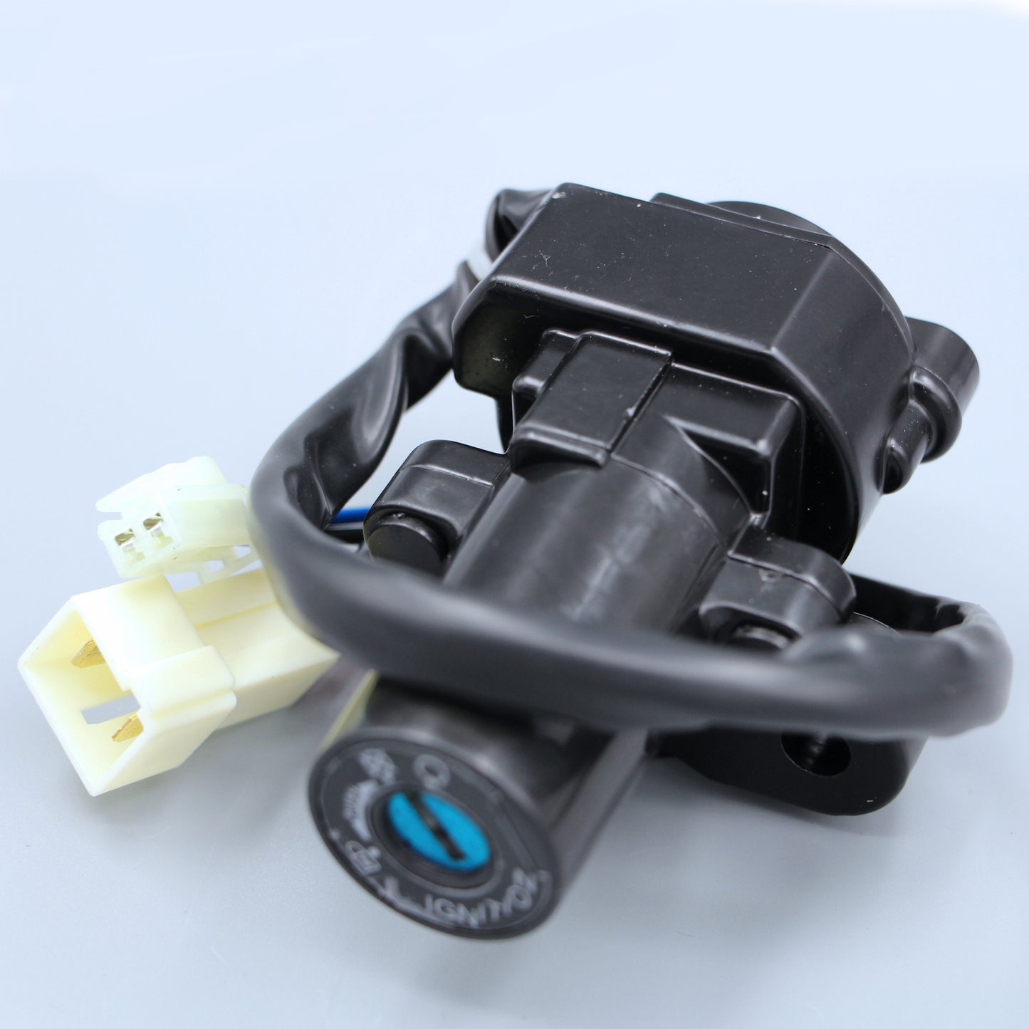 Fit for Yamaha YZF R1 FZ6 R6 Fuel Gas Cap Ignition Switch for Seat Lock W/ Key Set