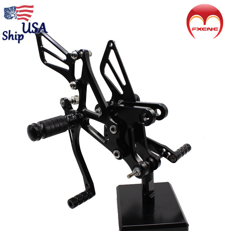 Suitable for Kawasaki ZX6R ZX636 2005-2008 American rear-mounted kit with adjustable rear feet and CNC machining center.
