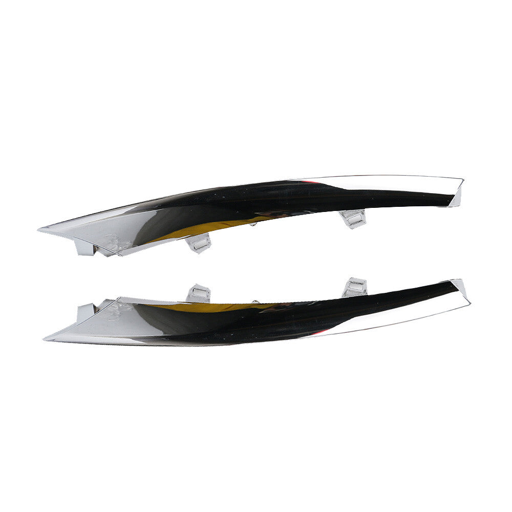 Left and Right Lower Bumper Molding Trim Chrome for Jaguar XJ 2010-2015